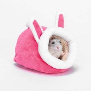 Cute Soft Plush Nest Squirrel Hamster Cotton Bed Small Pet Warm House