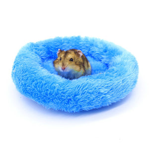 Winter Soft Fleece Guinea Pig Bed Small Animal Cage Mini Mat Hamster Rat Sleeping Bed Hamster House Sofa